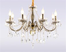 Ambrella Подвесная люстра с хрусталем TR4950/8 SB/CL бронза/прозрачный E14/8 max 40W D620*585 TR4950