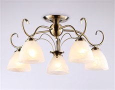 Ambrella Потолочная люстра TR3046/5 SB/FR бронза/белый матовый E27/5 max 40W D595*285 TR3046