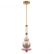 Lightstar 737540  2КОР! Люстра EMISFERO LED 4х6W 1200LM ЗОЛОТО/МУЛЬТИКОЛОР 3000K 737540