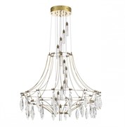 Odeon Light 7000/51L CLASSIC ODL_EX25 Люстра золото/металл/хрусталь IP20 LED 51W 4000K FLAMENCO 7000/51L