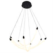 F-Promo 4468-4P, подвесная люстра, D670xH1000/1800, LEDx36W, 3330LM, 3000-6500K, included, remote control 4468-4P