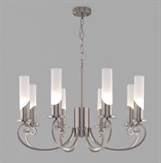 Eurosvet Классическая подвесная люстра 60117/8 никель a050019
