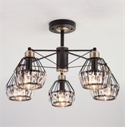 Eurosvet Потолочная люстра в стиле лофт 70075/5 черный 00000083338