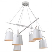 Lussole LGO Металл Белый /  Металл Люстра E14 10W GRLSP-8098