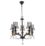 Lussole LGO Металл Черный /  Металл Люстра E14 GRLSP-8103