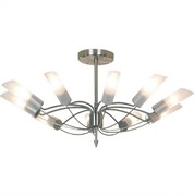 Lussole PROMO 2 Металл Никель /  Стекло Люстра E14 40W LSA-2813-10