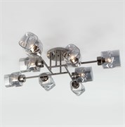 Eurosvet Потолочная люстра со стеклянными плафонами 30165/8 черный жемчуг a047333