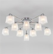 Eurosvet Потолочная люстра со стеклянными плафонами 30162 хром a047322