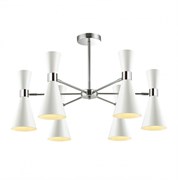 Lumion 3661/6C LN18 000 хром/матовый белый Люстра потолочная E14 6*60W 220V QUINN 3661/6C