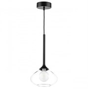 Lightstar 801203 Люстра VETRO 1х6W(led) G9 ЧЕРНЫЙ/ПРОЗРАЧНЫЙ 801203