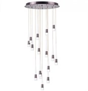 Lightstar 757161 Люстра CONE LED 80W LM БРОНЗА/БЕЛЫЙ/ПРОЗРАЧНЫЙ 3000K 757161