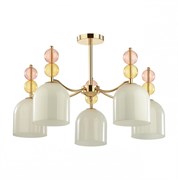 Lumion 4589/5C MODERNI LN22 127 золотой Люстра потолочная E27 5*40W 220V GILLIAN 4589/5C