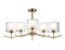 Ambrella Светильник подвесной LH57008/6 BS/FR латунь/белый матовый E14/6 max 40W D850*420 LH57008 - фото 100109