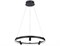 Ambrella Светильник светодиодный подвесной с пультом FL5284/1+3 BK черный 50W 3000K/4200K/6400K+4200K D500*1200 (ПДУ ИК) FL5284 - фото 100234