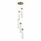 ST LUCE SL6236.303.05 Светильник подвесной Латунь/Прозрачный LED 5*12W 4000K SL6236.303.05 - фото 100860 ST LUCE SL6236.303.05 Светильник подвесной Латунь/Прозрачный LED 5*12W 4000K SL6236.303.05 - фото 100860