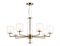 Ambrella Светильник подвесной LH56013/7 BS/FR латунь/белый матовый E14*7 max 40W D790*1260 LH56013 - фото 100963 Ambrella Светильник подвесной LH56013/7 BS/FR латунь/белый матовый E14*7 max 40W D790*1260 LH56013 - фото 100963