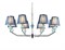 Ambrella Светильник подвесной LH75063/8 CH/DB хром/темно синий E14/8 max 40W D870*810 LH75063 - фото 101197 Ambrella Светильник подвесной LH75063/8 CH/DB хром/темно синий E14/8 max 40W D870*810 LH75063 - фото 101197