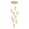 ST LUCE SL6506.203.09 Светильник подвесной Золотистый/Золотистый, Прозрачный LED 9*9W 3000K SL6506.203.09 - фото 101467 ST LUCE SL6506.203.09 Светильник подвесной Золотистый/Золотистый, Прозрачный LED 9*9W 3000K SL6506.203.09 - фото 101467
