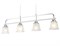 Ambrella Светильник подвесной TR303242/4 WH/CH/CL/FR белый/хром/прозрачный/белый матовый E27*4 max 60W 870*120*780 TR303242 - фото 101543 Ambrella Светильник подвесной TR303242/4 WH/CH/CL/FR белый/хром/прозрачный/белый матовый E27*4 max 60W 870*120*780 TR303242 - фото 101543