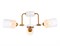 Ambrella Светильник подвесной TR303321/3 WH/GD/CL/FR белый/золото/прозрачный/белый матовый E27*3 max 60W D620*210 TR303321 - фото 101673 Ambrella Светильник подвесной TR303321/3 WH/GD/CL/FR белый/золото/прозрачный/белый матовый E27*3 max 60W D620*210 TR303321 - фото 101673