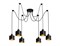 Ambrella Подвесной светильник в стиле лофт TR8132/6 BK черный E27*6 max 40W D700*800 TR8132 - фото 101931