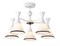 Ambrella Подвесной светильник TR3165/5 WH/BK белый/черный E27/5 max 60W D580*380 TR3165 - фото 102728 Ambrella Подвесной светильник TR3165/5 WH/BK белый/черный E27/5 max 60W D580*380 TR3165 - фото 102728