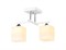 Ambrella Светильник подвесной TR303111/2 WH/CH/FR белый/хром/белый матовый E27/2 max 40W 360*190*290 TR303111 - фото 102885