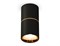 Ambrella Комплект накладного светильника XS6302082 SBK/PYG черный песок/золото желтое полированное MR16 GU5.3 (C6302, A2062, N6113) XS6302082 - фото 103053