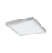 Eglo 97269 Cветодиодный накладной светильник FUEVA 1, 25W(LED), 2500lm, 400х400, H30, алюминий, cеребряный 97269 - фото 103180