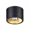Odeon Light 6669/1CL HIGHTECH ODL19 255 черный с золотым фоль-м Потолочной накладной светильник LED GU10 1*7W 220V GLASGOW (вместо 3878/1CL) 6669/1CL - фото 104703