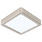 Eglo 99252 Светодиодный накладной светильник FUEVA 5, 10,5W (LED), 160х160, H28, 1350lm, 4000K, сталь, никель 99252 - фото 104851