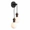 ST LUCE SL6226.411.02 Светильник настенный Черный/Белый G9 2*5W 4000K SL6226.411.02 - фото 105066