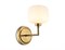 Ambrella Светильник настенный LH53021 BS/FR латунь/белый матовый G9 max 40W 195*120*230 LH53021 - фото 105870 Ambrella Светильник настенный LH53021 BS/FR латунь/белый матовый G9 max 40W 195*120*230 LH53021 - фото 105870