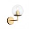 ST Luce SL1150.201.01 Светильник настенный Матовое золото/Прозрачный E27 1*40W SL1150.201.01 - фото 106165 ST Luce SL1150.201.01 Светильник настенный Матовое золото/Прозрачный E27 1*40W SL1150.201.01 - фото 106165