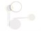 Ambrella Настенный поворотный светодиодный светильник FL5197 SWH белый песок LED 3000K 13W 445*400*60 FL5197 - фото 107205