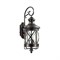 Odeon Light 4045/3W ODL18 709 черный/золотая патина Уличный настенный светильник IP44 E14 3*60W 220V SATION 4045/3W - фото 107801