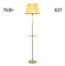 Citilux CL402983T Линц Бронза+Кремовый Торшер со столиком CL402983T - фото 109596