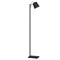 Eglo 43614 Торшер LACEY, 1Х40W, E27, L310, B160, H1595, основание: B280, T200, сталь/дерево, черный/корич 43614 - фото 109607