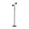 Eglo 99036 Торшер PALBIETA, 2x3W(GU10-LED), сталь, черный/пластик, прозрачный, сатиновый 99036 - фото 109625