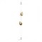 Odeon Light 4864/2FC MODERN ODL_EX22 45 золотистый/белый/стекло Натяжной торшер с выкл. E14 2*40W JUNGLE 4864/2FC - фото 109660