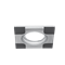 Gauss Светильник Aluminium Gu5.3 1/30 квадрат, хром/черный AL008 - фото 109806