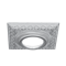Gauss Светильник Antique Gu5.3 1/50 квадрат, белый/серебро CA029 - фото 109810