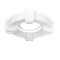 Gauss Светильник Gypsum Exclusive Gu5.3 1/24 белый GY018 - фото 109845