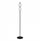 ST LUCE SL6120.405.01 Светильник напольный Черный/Прозрачное кракелированное стекло LED 2*8,5W 3000K SL6120.405.01 - фото 110403