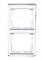 Рамка двойная для вертикального монтажа Jung SL 500  Белый sl582ww - фото 11210