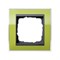 Рамка 1-пост, Gira Event Clear для центральных вставок цвета "антрацит" зеленый - фото 11284