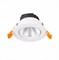 ST Luce ST211.548.08.36 Светильник встраиваемый Белый LED 1*8W 4000K 640Lm Ra80 36° IP20 D86xH50 220-240V ST211.548.08.36 - фото 113056