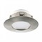 Eglo  Светильник LED встраиваемый PINEDA, 1х6W(LED), Ø78, IP44, пластик, никель матовый 95819 - фото 115386 Eglo  Светильник LED встраиваемый PINEDA, 1х6W(LED), Ø78, IP44, пластик, никель матовый 95819 - фото 115386