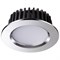 Novotech 357908 NT19 090 хром Встраиваемый светильник IP44 LED 4000K 10W 100-265V DRUM 357908 - фото 115648 Novotech 357908 NT19 090 хром Встраиваемый светильник IP44 LED 4000K 10W 100-265V DRUM 357908 - фото 115648