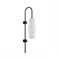 Odeon Light 5017/1W MODERN ODL23 335 черный/белый матовый металл/стекло Бра E14 1*40W PIMPA 5017/1W - фото 116375